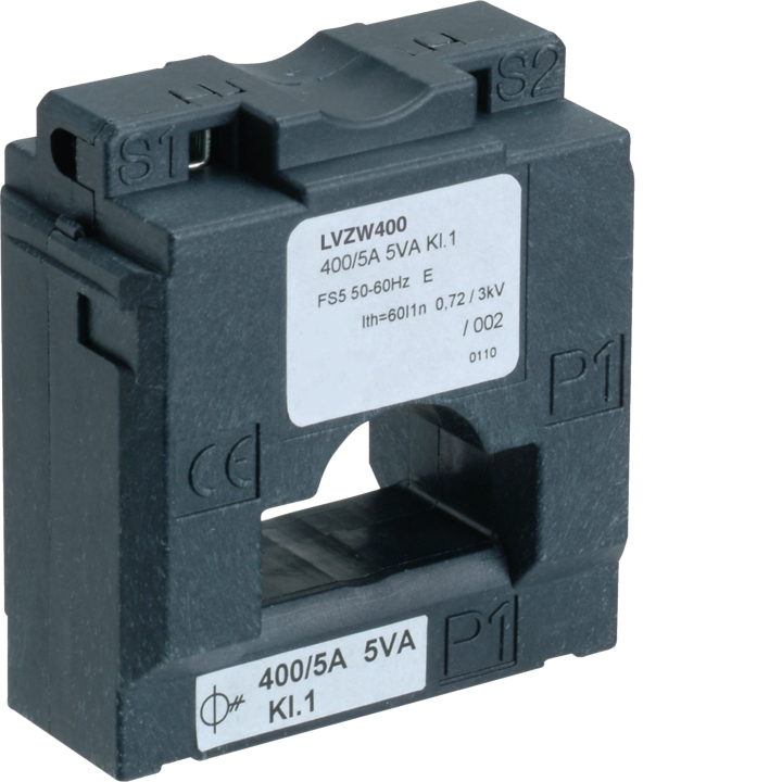 Hager LVZW250 Current Transformer 250/5A 5VA Class 1
