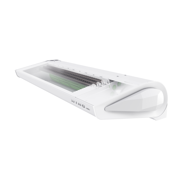 WING II gaisa aizkars ar elektrisko sildītāju 100cm EC motors