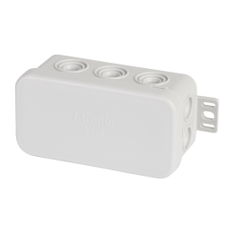 Kabeļa izvades kaste E126 IP54 85x44x40mm pelēka bez halogenidiem