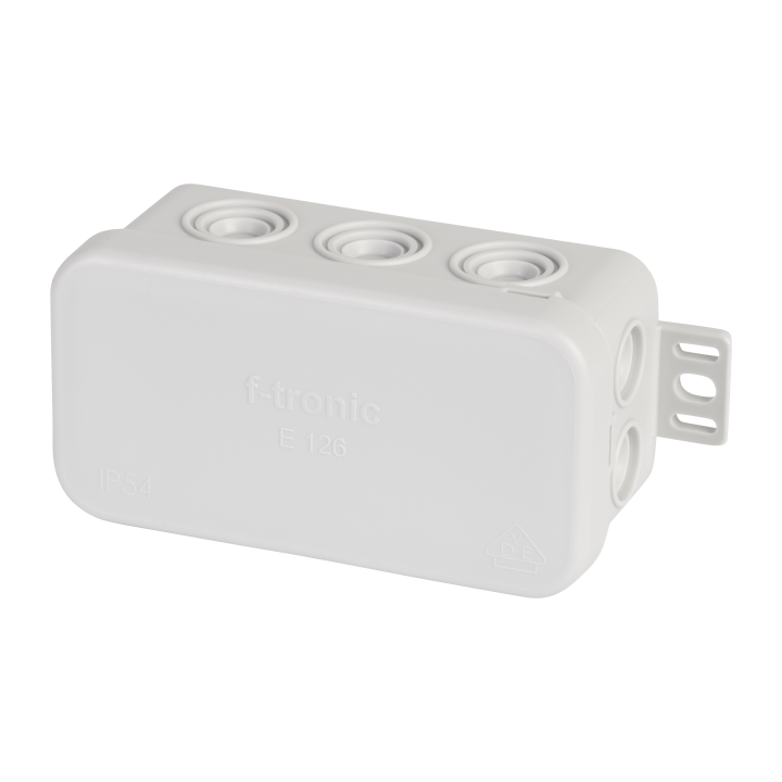 Кабельная коробка E126 IP54 85x44x40mm серая без галогенов