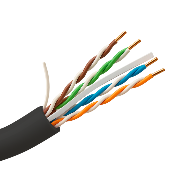 UNIVIEW UV-UTP6-305-BC-OUTDOOR Cat6 UTP āra tīkla kabelis 305m ruļļī