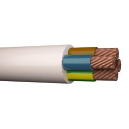 PRYSMIAN H05VV-F 4G1,5 Кабель Белый 100m 450V