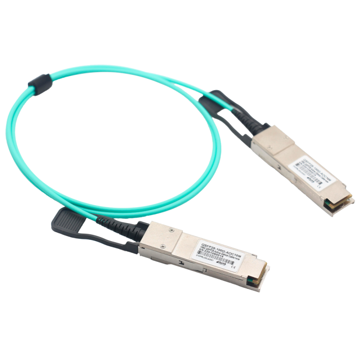 Активный оптический кабель MARCA BLANCA 100G QSFP28 на 10 м