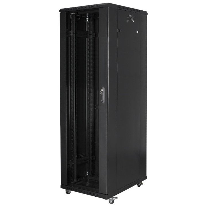 VidiLine R19-42U/800-SS 19" 42U Server Rack Black