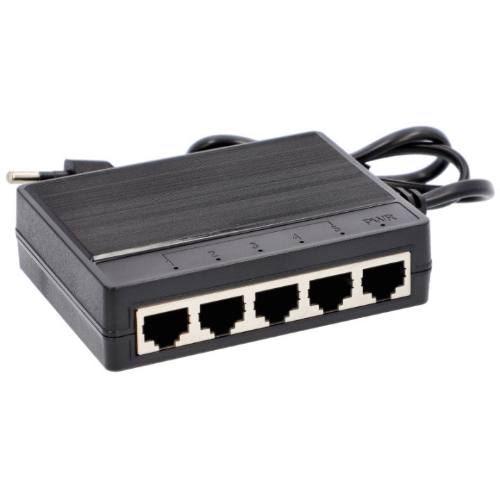 VidiLine VIDI-G500 5-Port Gigabit PoE Switch