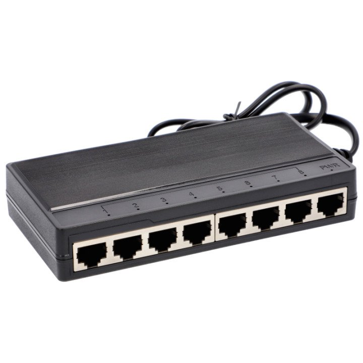 VidiLine VIDI-G800 8-Port Gigabit PoE Switch