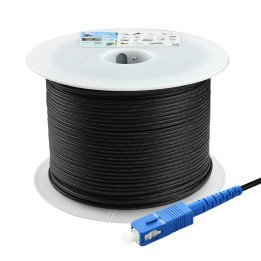 VidiLine VIDI-KAB-FIB-300 Single-Mode Fiber Optic Cable 300m with SC Connectors