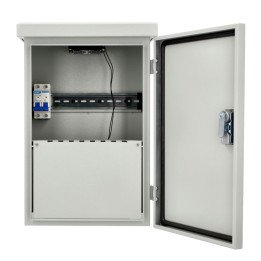 VidiLine VIDI-ZW-BOX Outdoor Metal Enclosure IP55 with DIN Rail