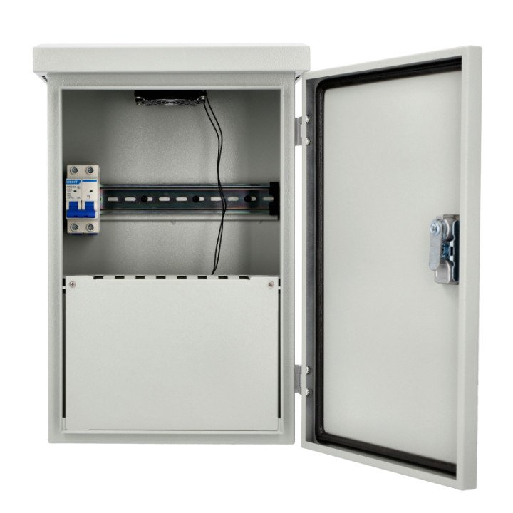 VidiLine VIDI-ZW-BOX Outdoor Metal Enclosure IP55 with DIN Rail