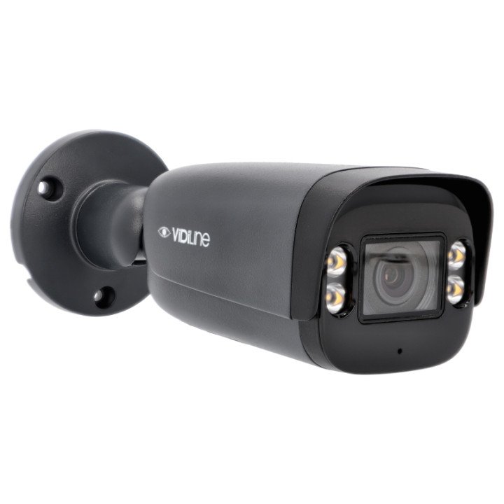 VidiLine VIDI-IPC-54B 4MP Outdoor IP Bullet Camera with Polar Day Technology