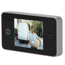 YALE YALE-DOORVIEWER500-SILVER Video durvju zvans ar domofonu, sudraba, 1080p, Wi-Fi, nakts redzamība