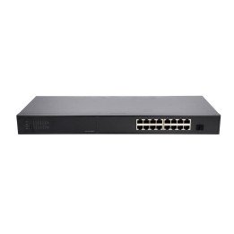 VidiLine VIDI-G1601 16-Port Gigabit PoE Switch with 1 SFP Slot