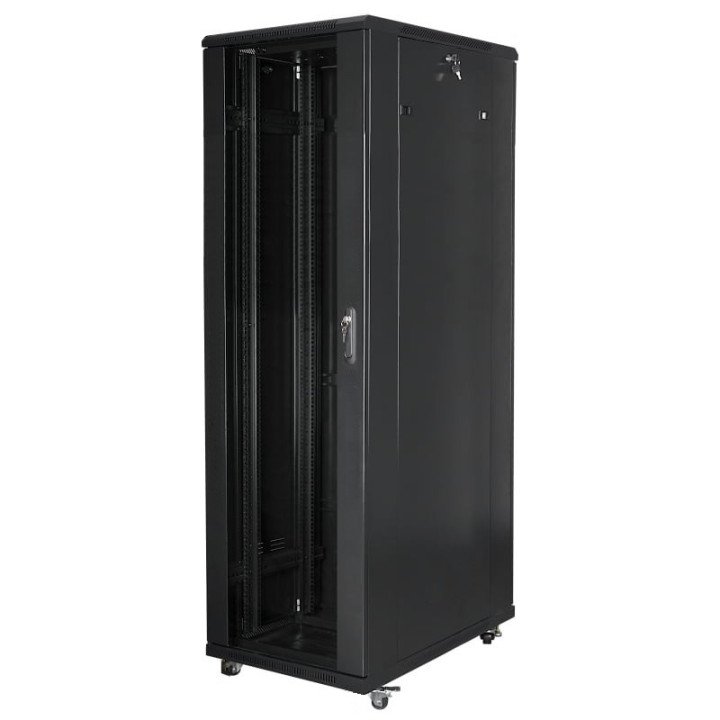 VidiLine R19-42U/1000-SS 19" 42U Server Rack Cabinet Black