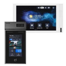 Akuvox S535 Outdoor Panel + S563W White Monitor Wi-Fi Android PoE Video Doorbell Kit