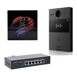 Akubela Video Doorbell Kit PoE with Akuvox R20A Panel and PS51 Indoor Station
