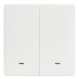 PSMART PX Series 2-Zone Wall-Mounted RF Remote Switch 2.4GHz Battery Powered PDL122
