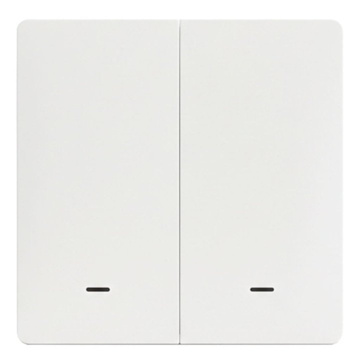 PSMART PX Series 2-Zone Wall-Mounted RF Remote Switch 2.4GHz Battery Powered PDL122