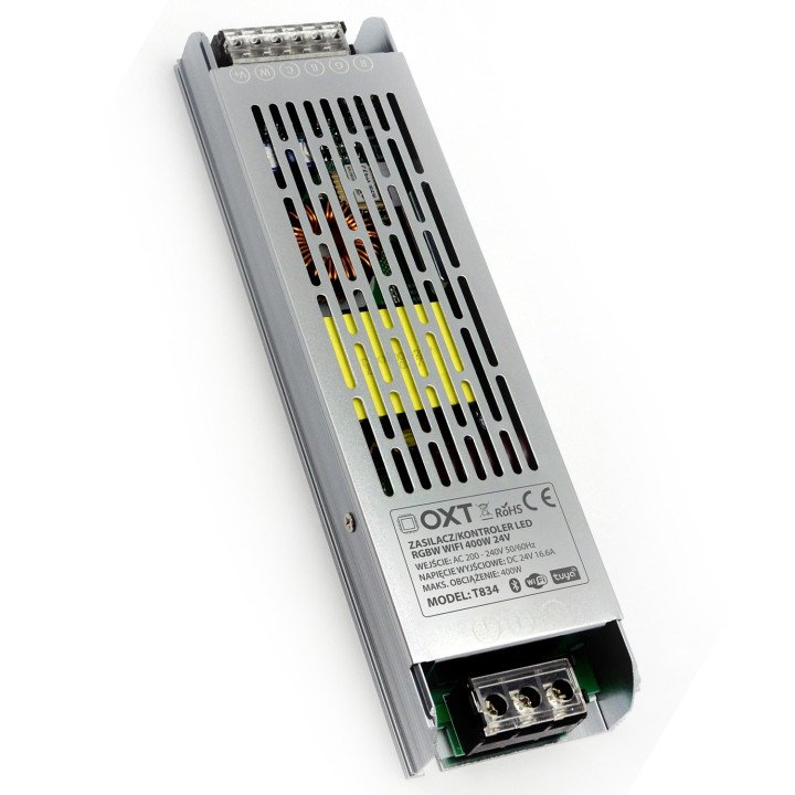 OXT 2-in-1 LED Power Supply and RGB+CCT Controller 400W 24V WiFi TUYA
