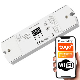 LED NEON RGBIC kontrolieris 5 V–24 V kāpnes ar 2 pogu SD sērija WiFi TUYA