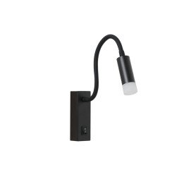 Immax 08282L GOAL LED Wall Lamp with Switch, 3W, 138lm, 4000K, Black + Acrylic