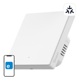 SONOFF SwitchMan M5 Wi-Fi / Matter viedais sienas slēdzis, 1 grupa, atsevišķa versija, balts (M5-1C-86W) - Sonoff, SmartWise, Sh