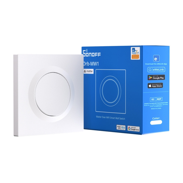 SONOFF Fusion Series Orb-MW1 – Matter Over WiFi Smart Wall Switch - Sonoff, SmartWise, Shelly ES vairumtirdzniecības izplatīšana