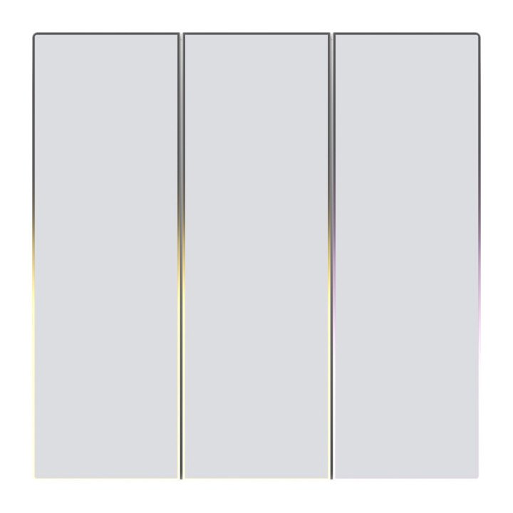 Avatto TS60-EU-W3 Smart Light Switch, 3-Gang, Wi-Fi, White