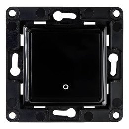 Shelly Wall Switch 1 Button (Black) - Wallswitch1Black