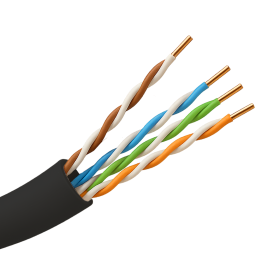UNIVIEW UV-UTP5E-305-BC-OUTDOOR Cat5e UTP āra tīkla kabelis 305m ruļlī