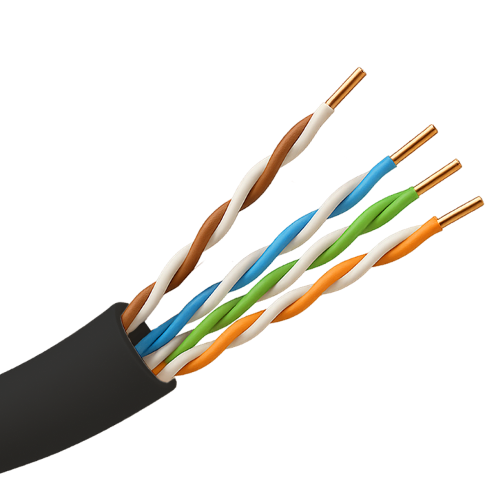 UNIVIEW UV-UTP5E-305-BC-OUTDOOR Cat5e UTP āra tīkla kabelis 305m ruļlī