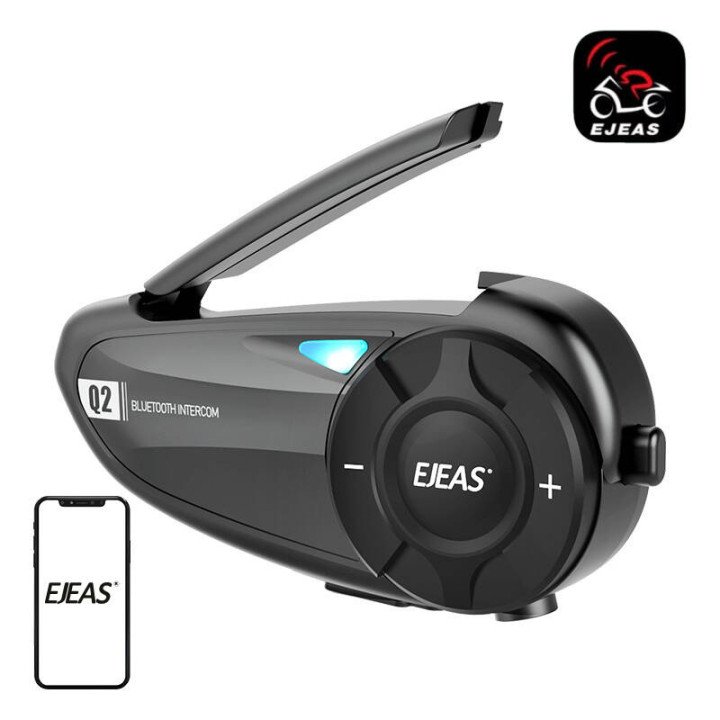 EJEAS Q2 Motorcycle Intercom