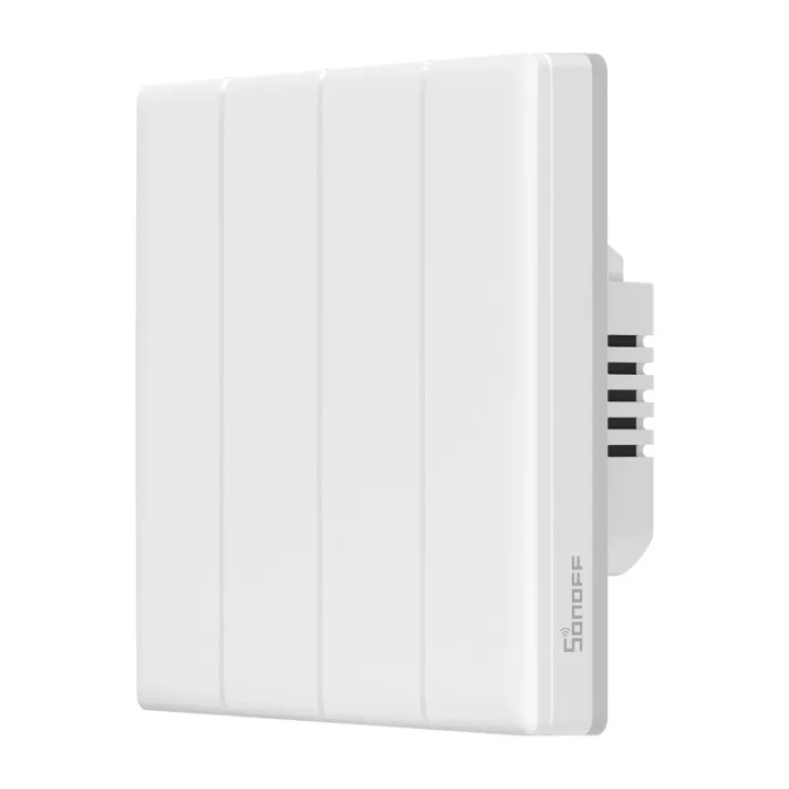 Viedais Wi-Fi skārienjūtīgs sienas slēdzis Sonoff TX T5 4C (4 kanāli)