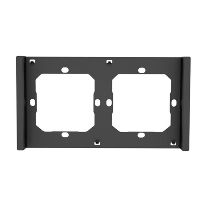 SONOFF M5-2C-80-F Рамка для выключателя двойная черная