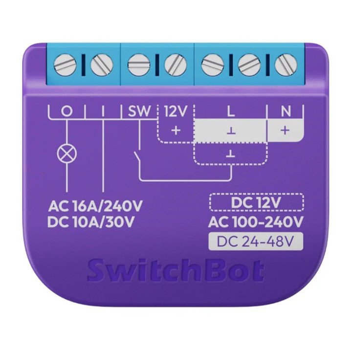 SwitchBot W5502300 Relay Switch 1 Smart Relay Module with Voltage-Free Contact
