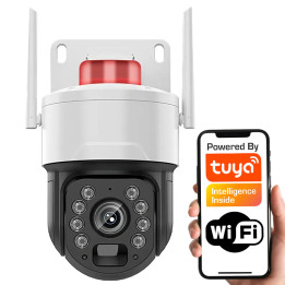 Уличная камера 5 Мп, 30-кратный оптический зум, Wi-Fi, PoE, ONVIF TUYA