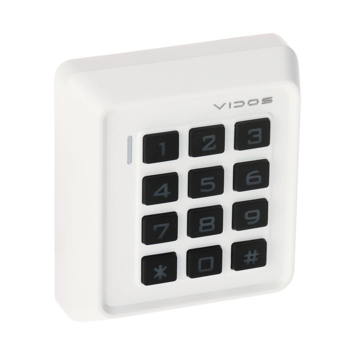 VIDOS ZS40W piekļuves kontrolieris tastatūra virsmas montāža