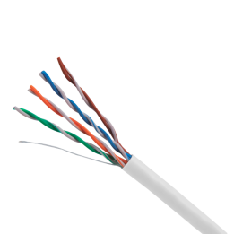 UNIVIEW UV-UTP5E-300-BC24AWG-DCA-B-W Cat5e UTP tīkla kabelis 300m ruļļī, tīrs varš, PVC, balts