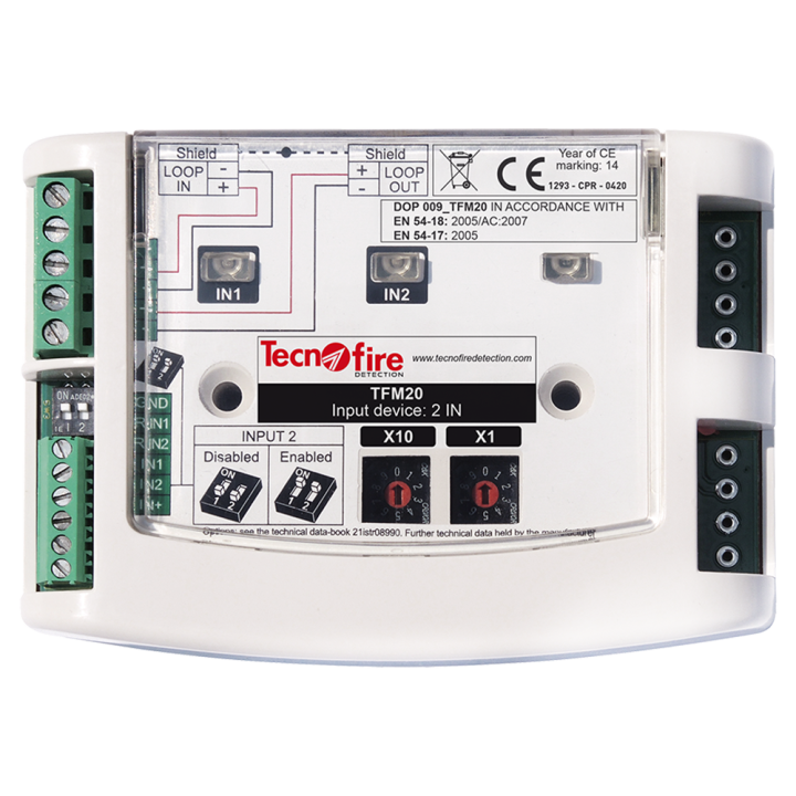 TECNOFIRE TF-TFM20 Ugunsgrēka detektors