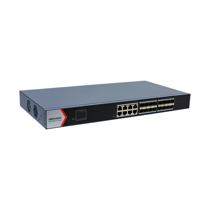 Hikvision DS-3E1524-SI-16F8T 24 portu Gigabit slēdzis
