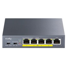 CUDY GS105P 5 portu PoE slēdzis