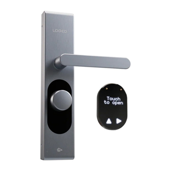 Shelly LOQED Smart Wi-Fi + Bluetooth Touch Lock, Silver Edition — Sonoff, SmartWise, Shelly ES vairumtirdzniecības izplatīšana