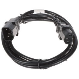 Lanberg IEC320-C13/C14 strāvas vads 1,8m