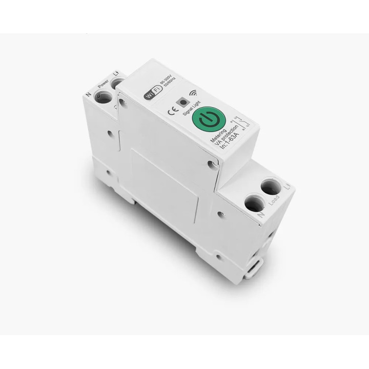 Immax NEO Smart электронный однофазный выключатель 1-63А, измерение потребления, WiFi