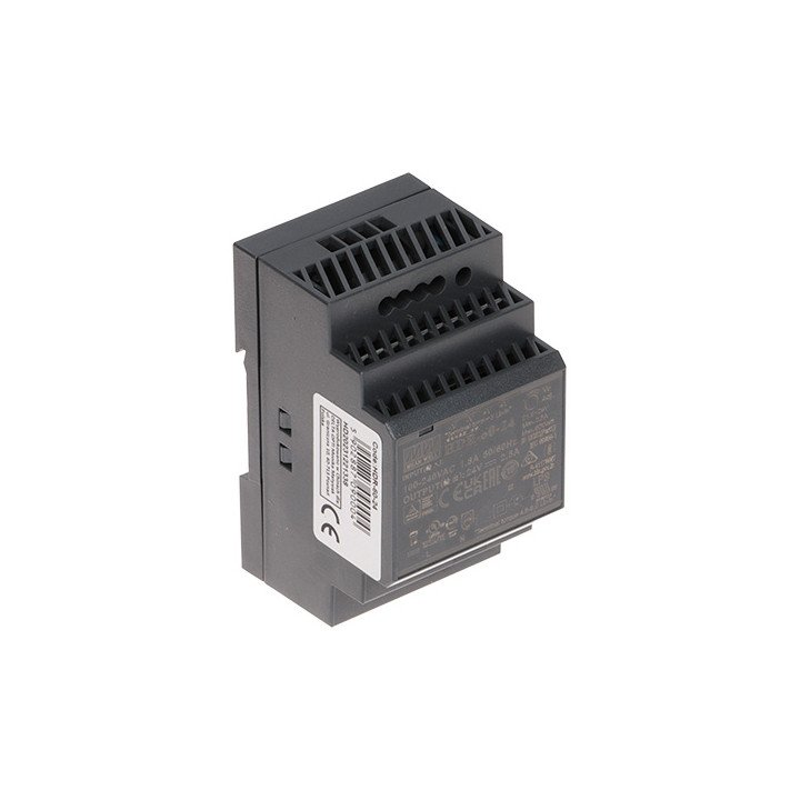 MEAN WELL HDR-60-24 60W 24V DIN sliedes barošanas bloks