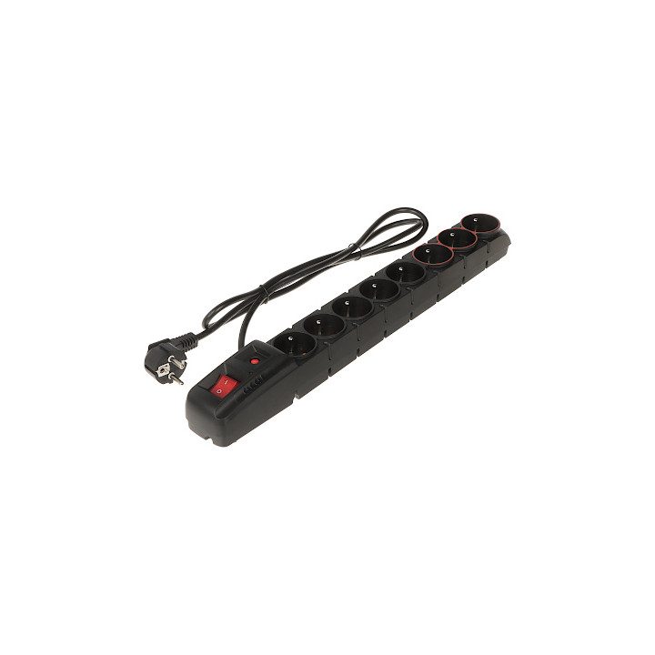ACAR-S8-DUAL 8-vietīgs pagarinātājs USB 230V