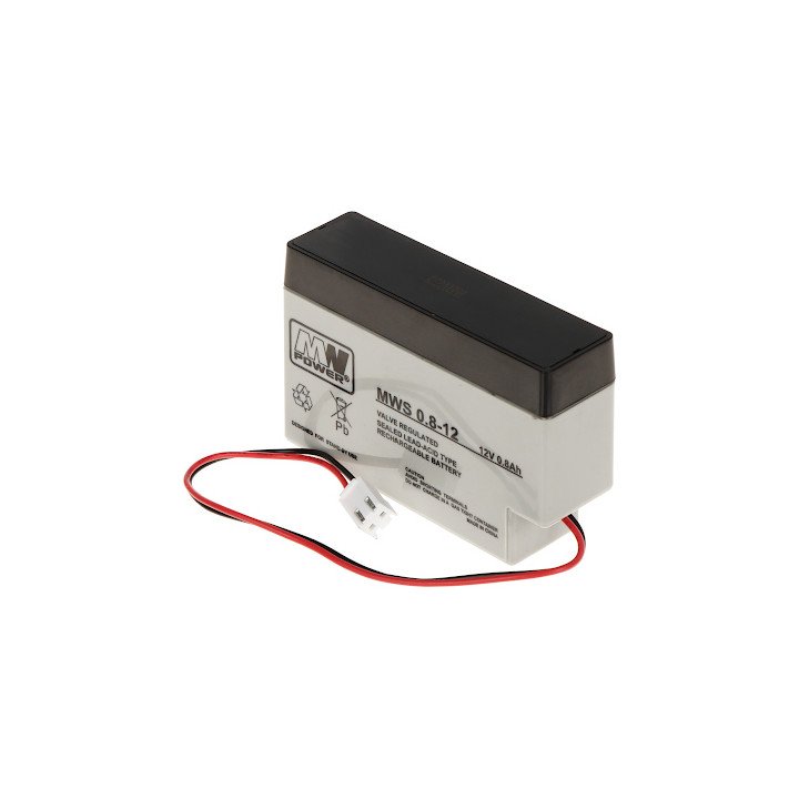 MW Power 12V/0.8AH-MWS 12В 0,8Ач батарея