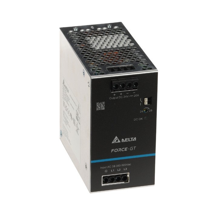 Delta DRF-24V480W3GBA 480W 24V 3-fāžu barošanas bloks