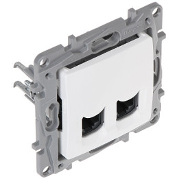 LEGRAND LE-764574 Niloe RJ-45 ligzda balta