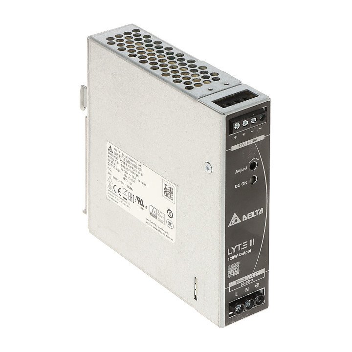 Delta DRL-12V120W-1EN 12V 10A DIN barošanas bloks