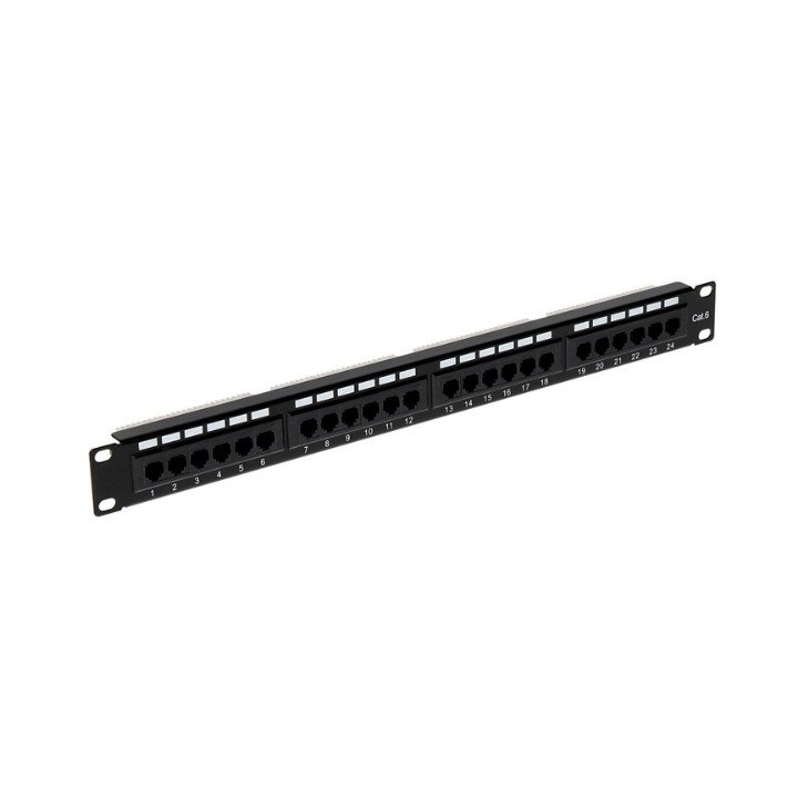 PP-24/RJ/6 24 portu RJ-45 panelis 1U
